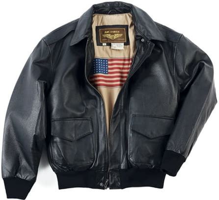 Landing Leathers Men's Air Force A-2 Leather Flight Bomber Jacket